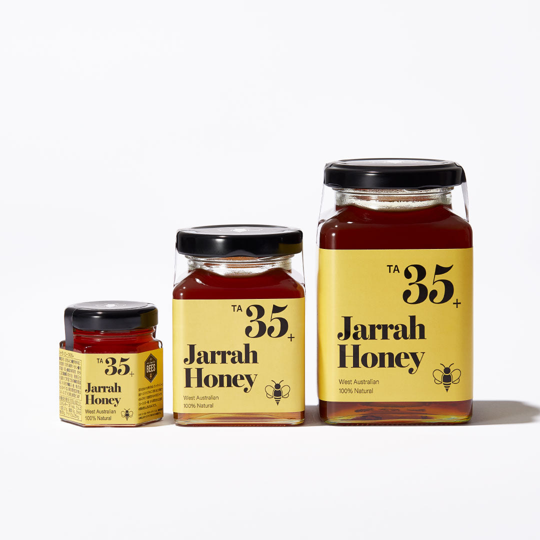 値下げ❣️最高ジャラハニー TA35+ 500g×2個オーストラリア産プレミアム Jarrah Honey (ジャラハニー）TA35+ 500g A buzz from the bees – A